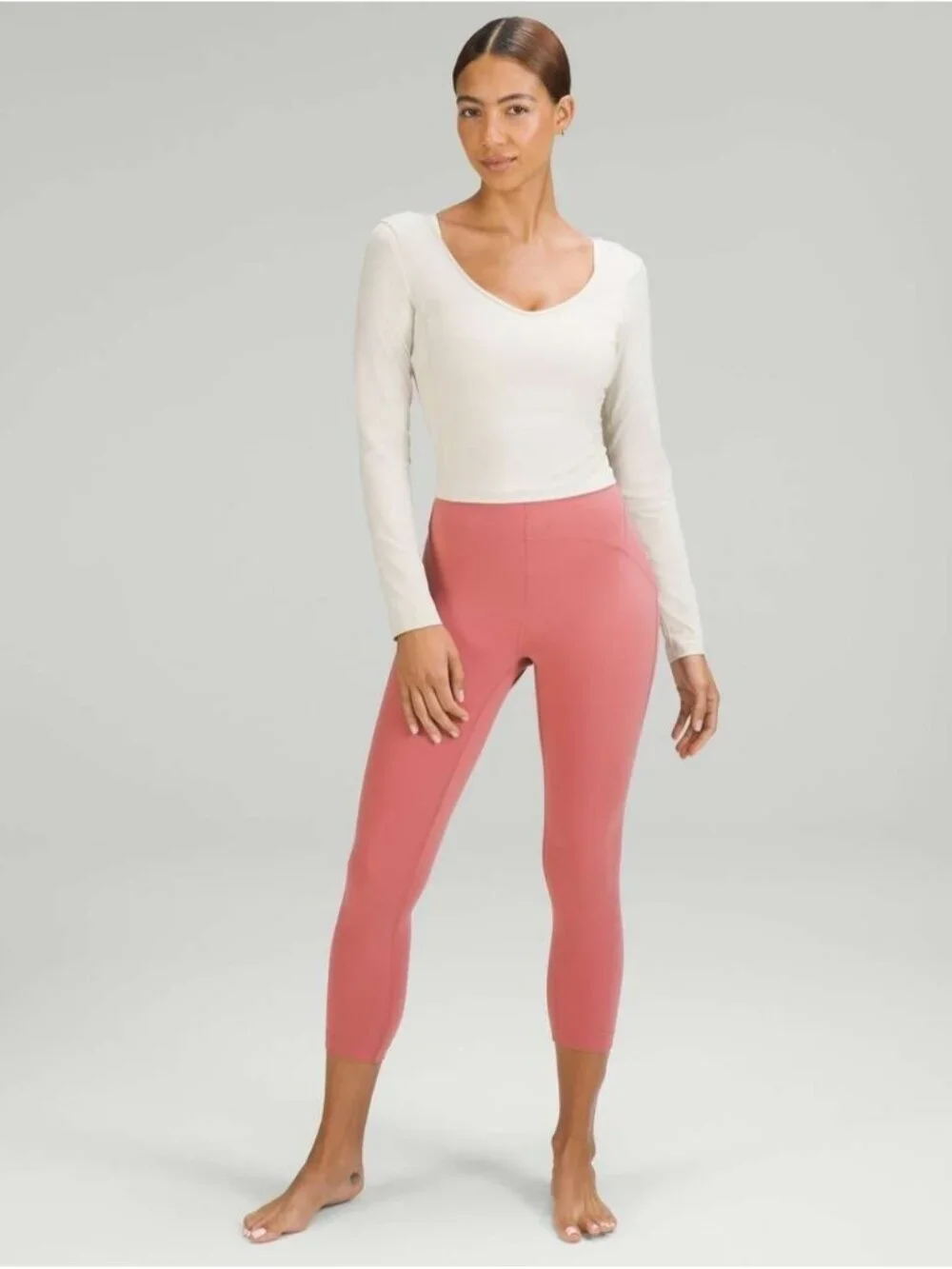 Lululemon Align Long Sleeve Shirt Natural Ivory